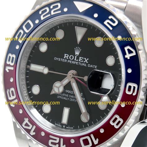 rolex gmt ghiera blu e rossa|rolex gmt master ii orologio.